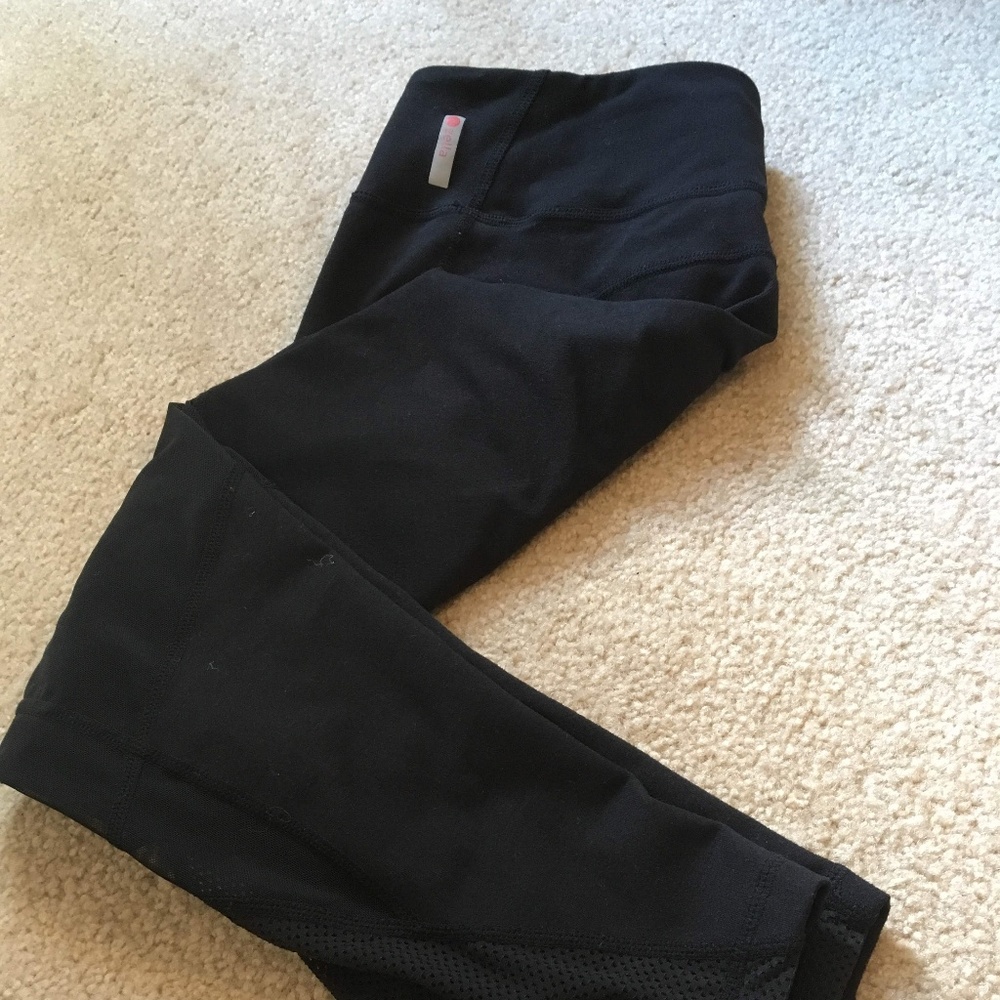 Zella leggings with mesh detail